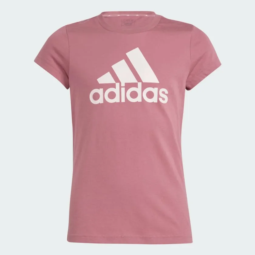 ADIDAS KIDS BIG LOGO CRIMSON TEE
