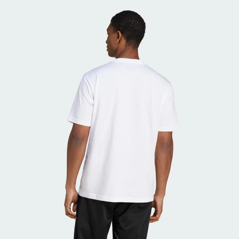 ADIDAS MEN'S CAMO BOSS WHITE TEE