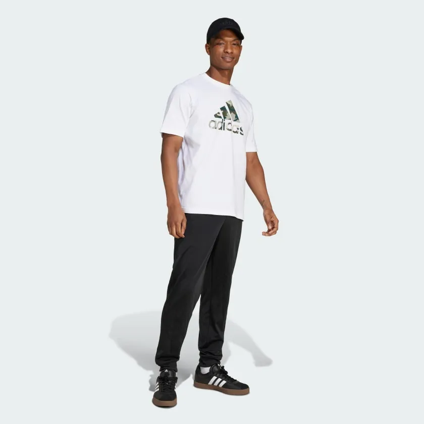 ADIDAS MEN'S CAMO BOSS WHITE TEE