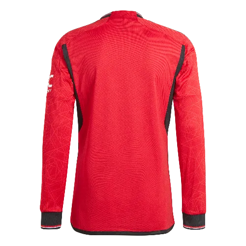 Adidas Men's Manchester United 23/24 Home Replica Long Sleeve Jersey