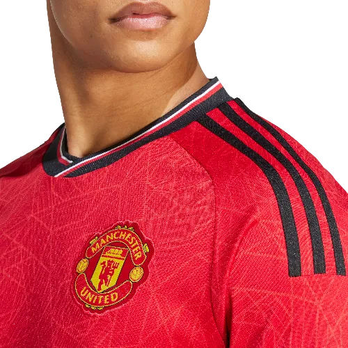 Adidas Men's Manchester United 23/24 Home Replica Long Sleeve Jersey