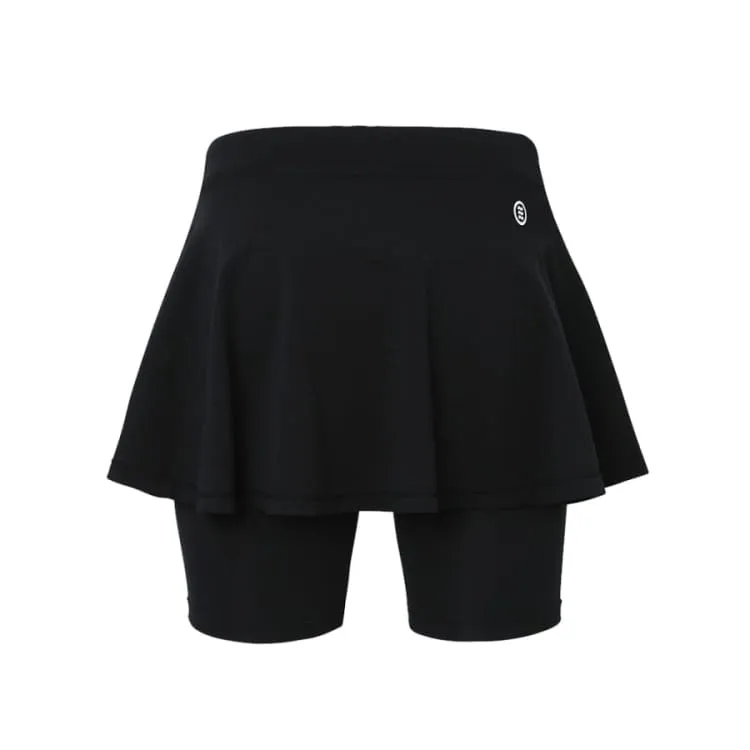 Barrel Kids Essential Half Leggings Skirt-BLACK