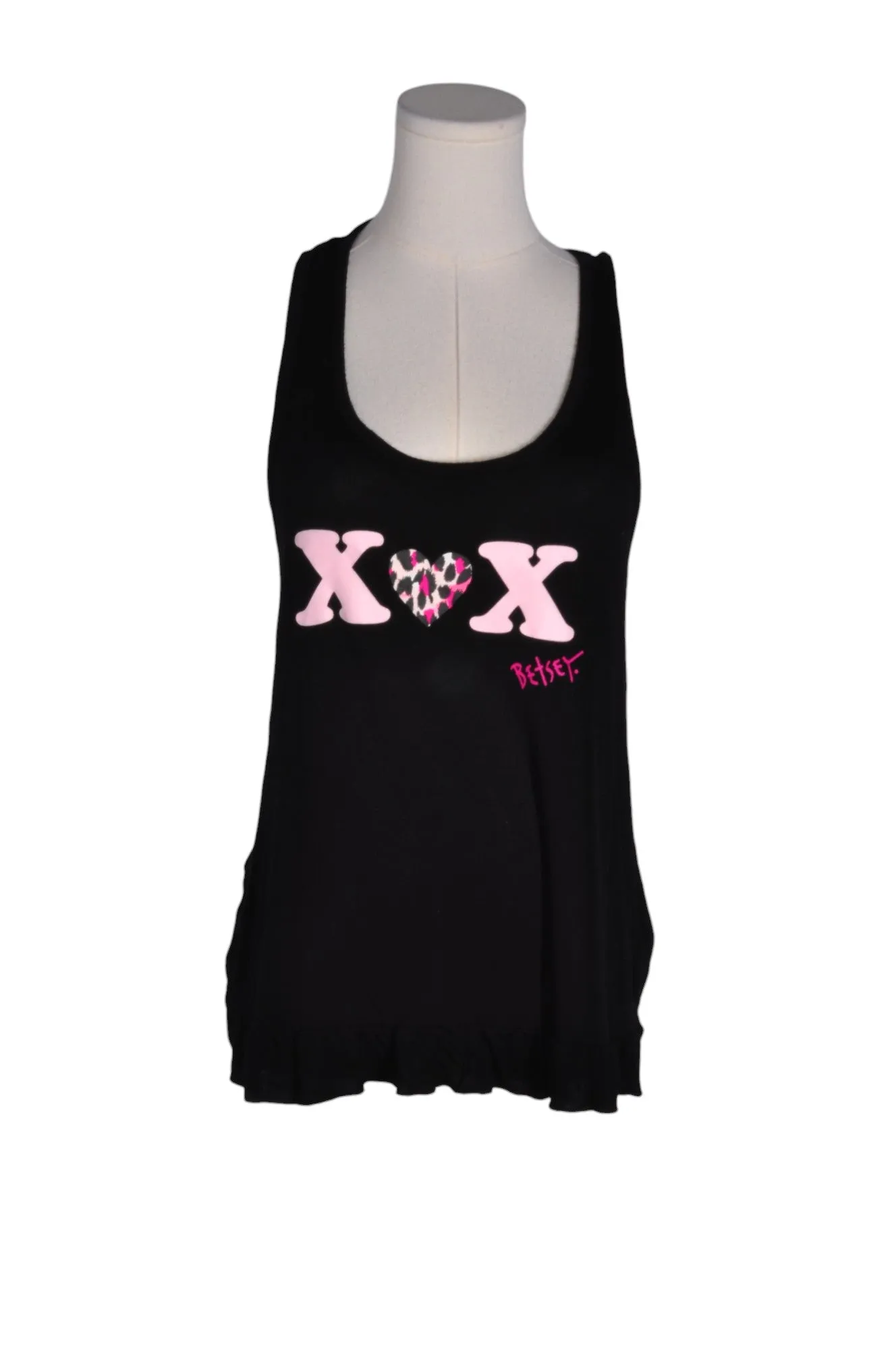 BETSEY JOHNSON Women Tank Tops Regular fit in Black - S