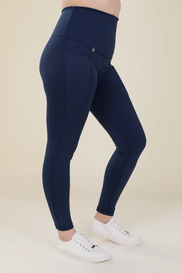 Comfort Max Navy 2 Pocket Full Leggings