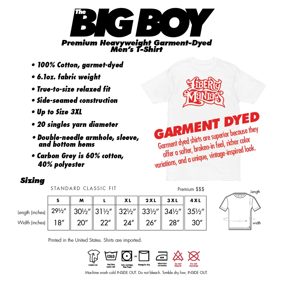 David Bergland 1984 Campaign Garment-dyed Heavyweight T-shirt