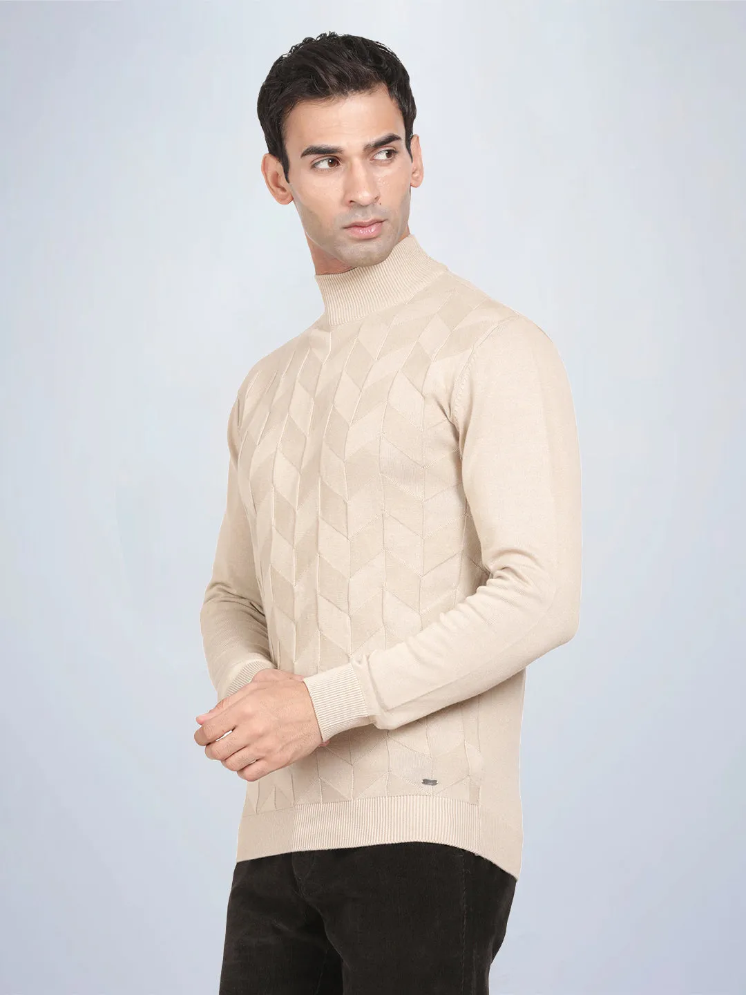 High Neck Safari Full Sleeve Pullover