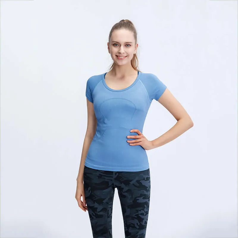 LULU with the same paragraph 2.0 ladies short-sleeved T-shirt running swiftly tech top sports breathable fitness yoga clothing