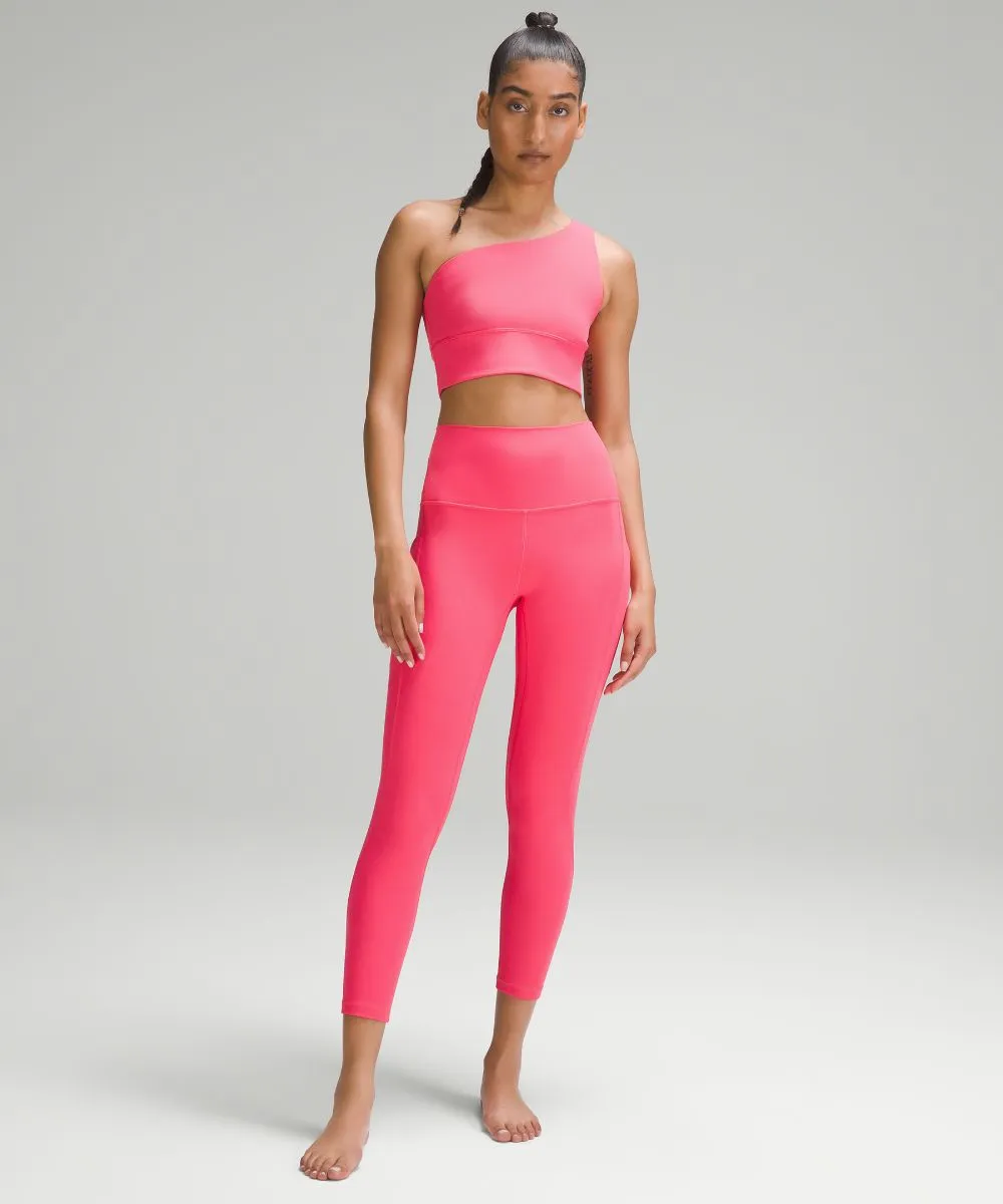 Lululemon High Rise Leggings with Pockets, Pink
