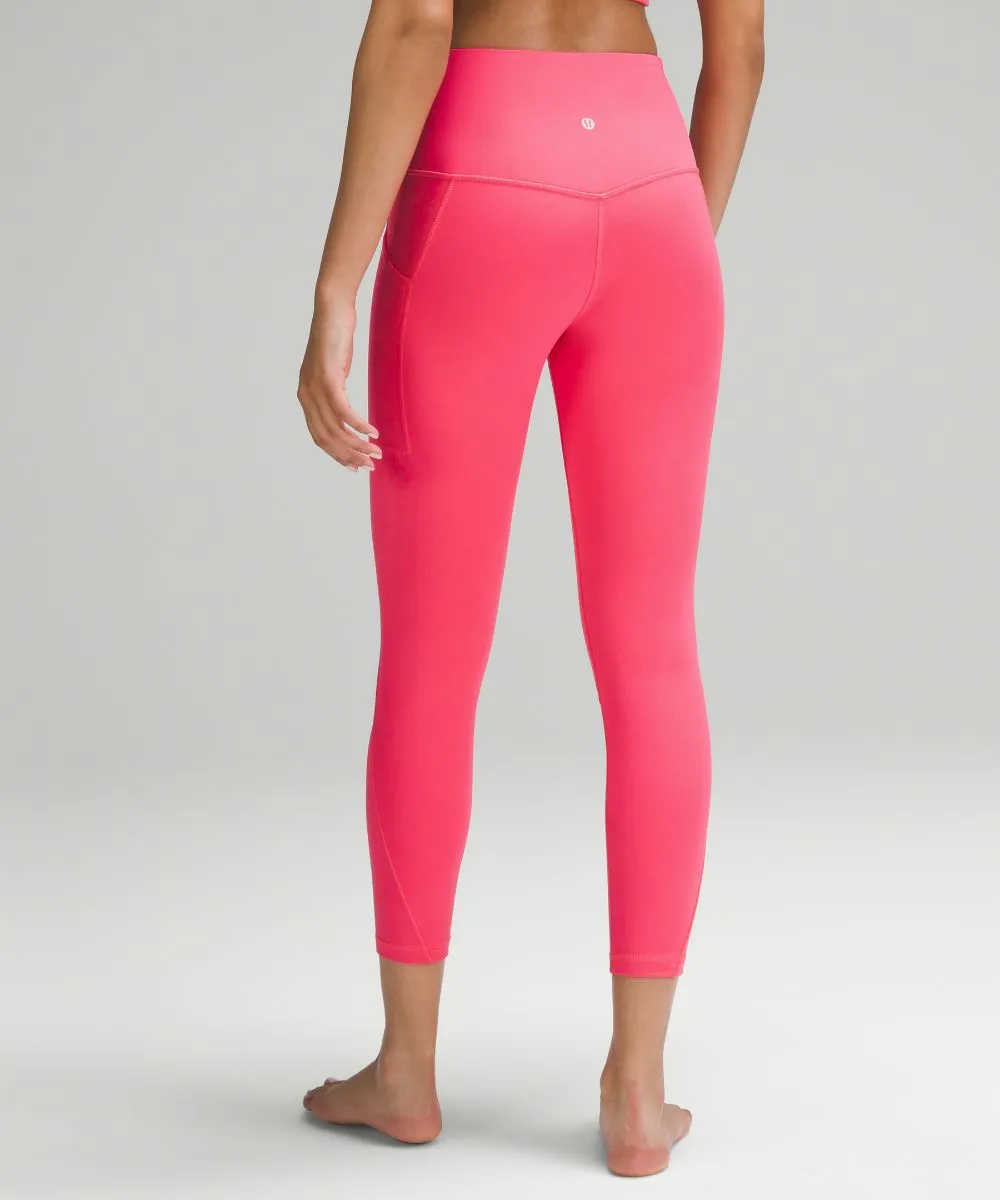 Lululemon High Rise Leggings with Pockets, Pink