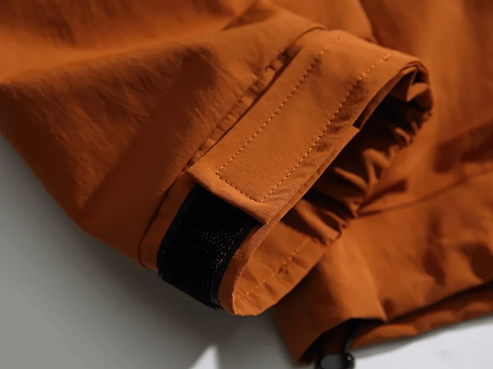 Men's Hooded Jacket with Multi-Pocket Design - SF2263
