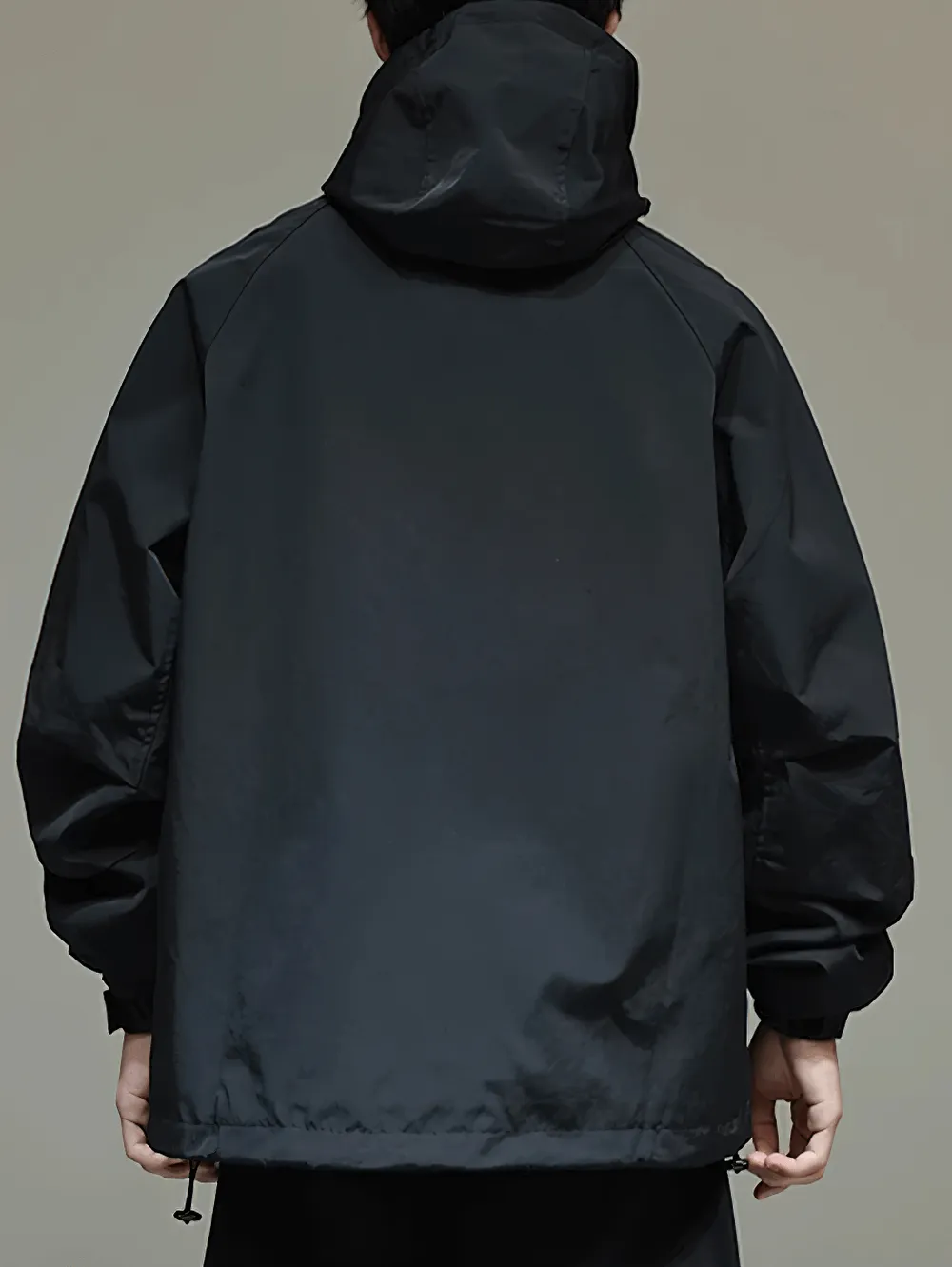 Men's Hooded Jacket with Multi-Pocket Design - SF2263