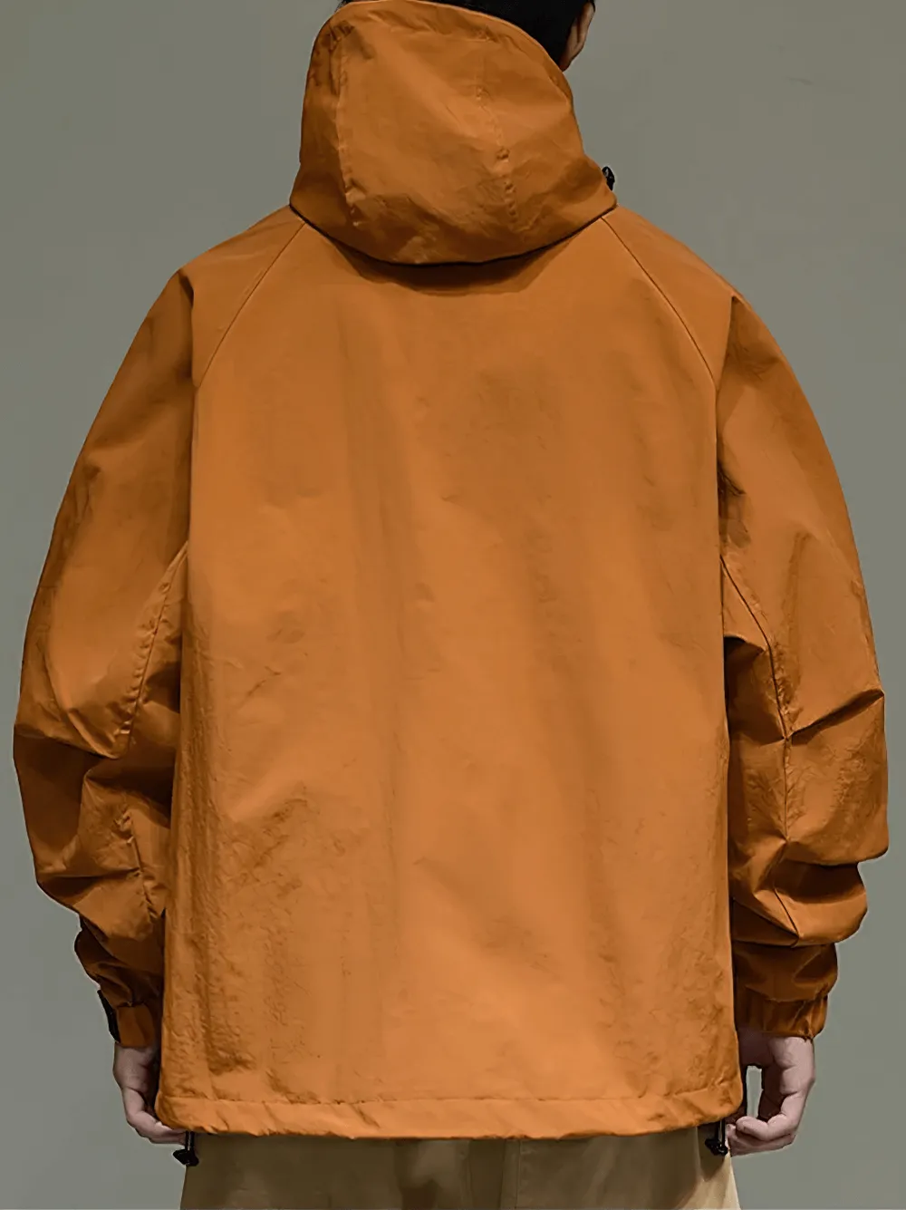Men's Hooded Jacket with Multi-Pocket Design - SF2263