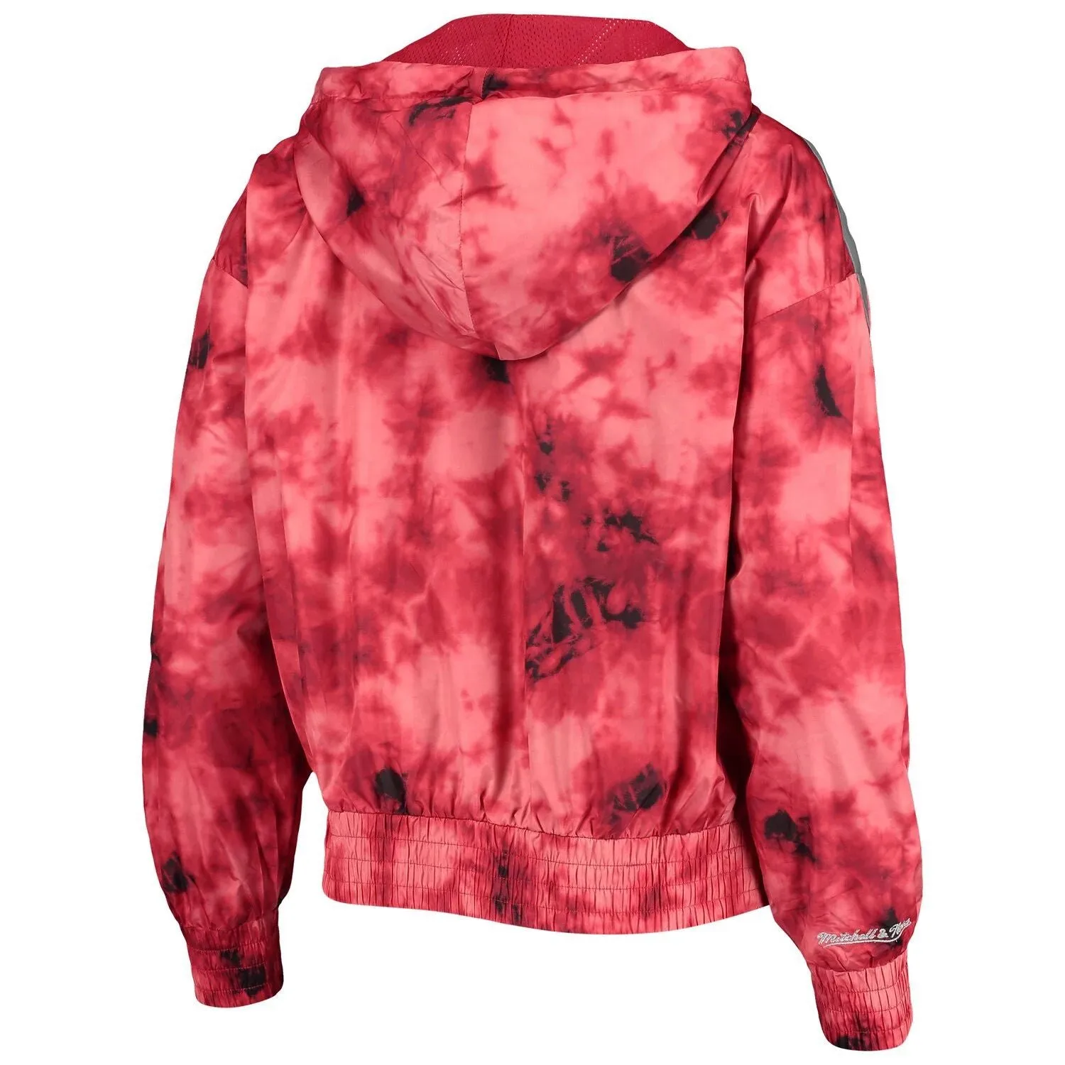 Mitchell & Ness Red Kansas City Chiefs Galaxy Women's Full-Zip Hooded Windbreaker