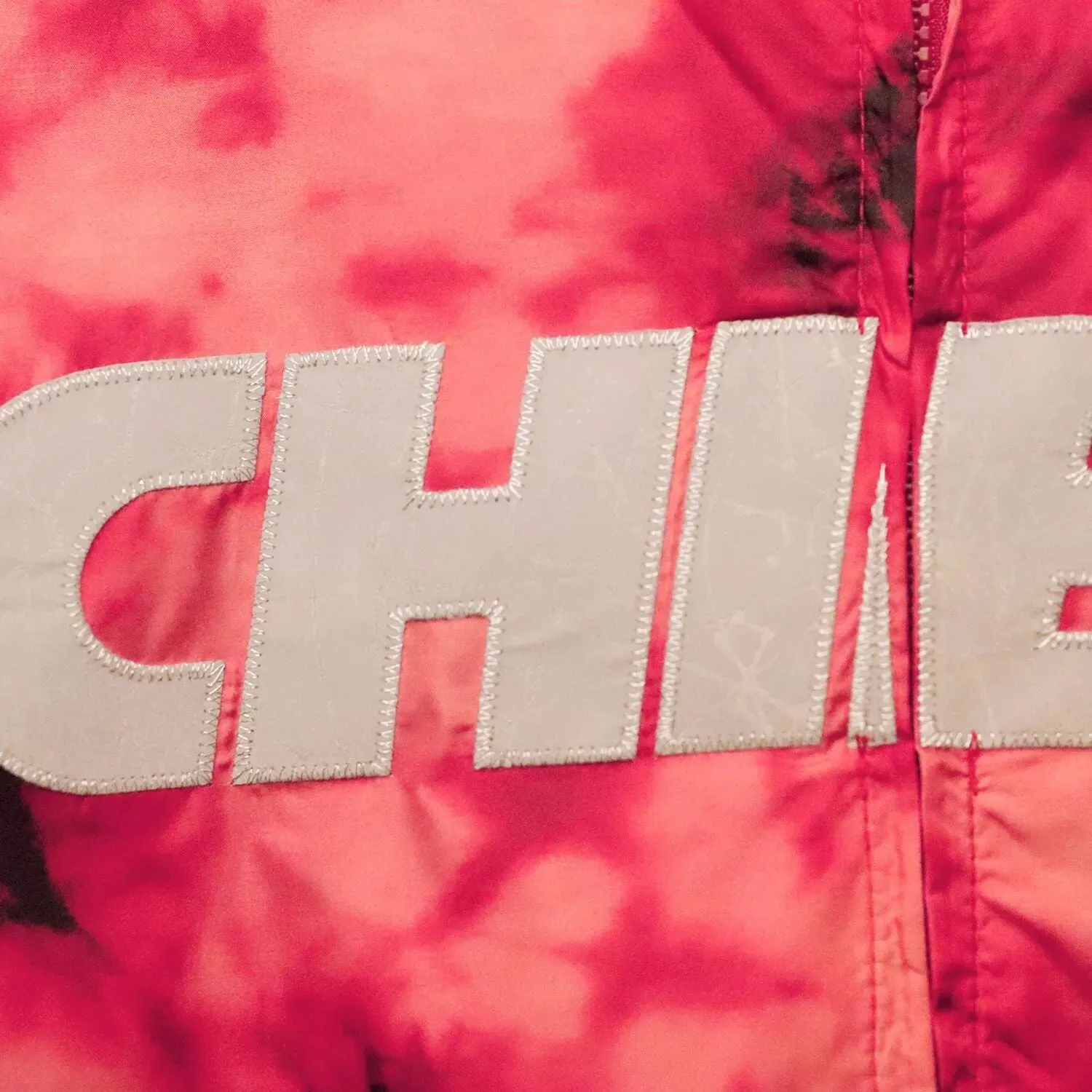 Mitchell & Ness Red Kansas City Chiefs Galaxy Women's Full-Zip Hooded Windbreaker