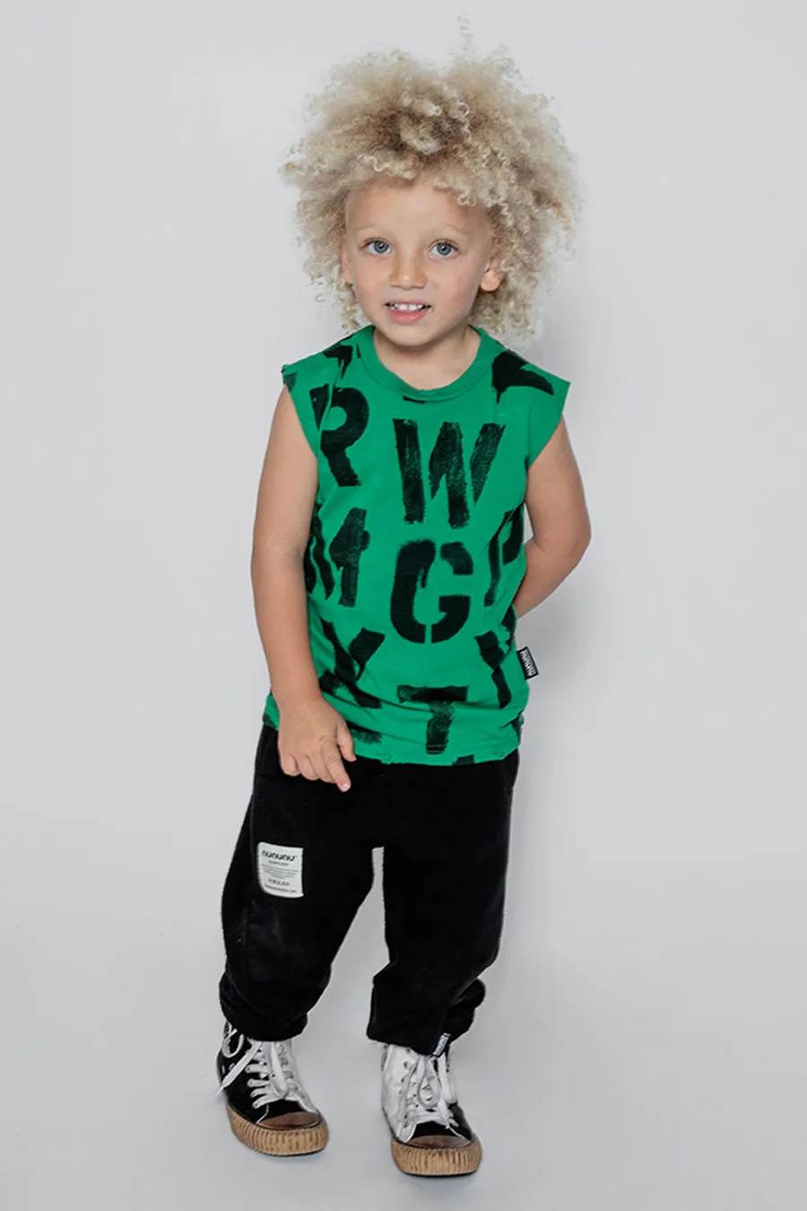Nununu ABC Sleeveless Kids T-Shirt