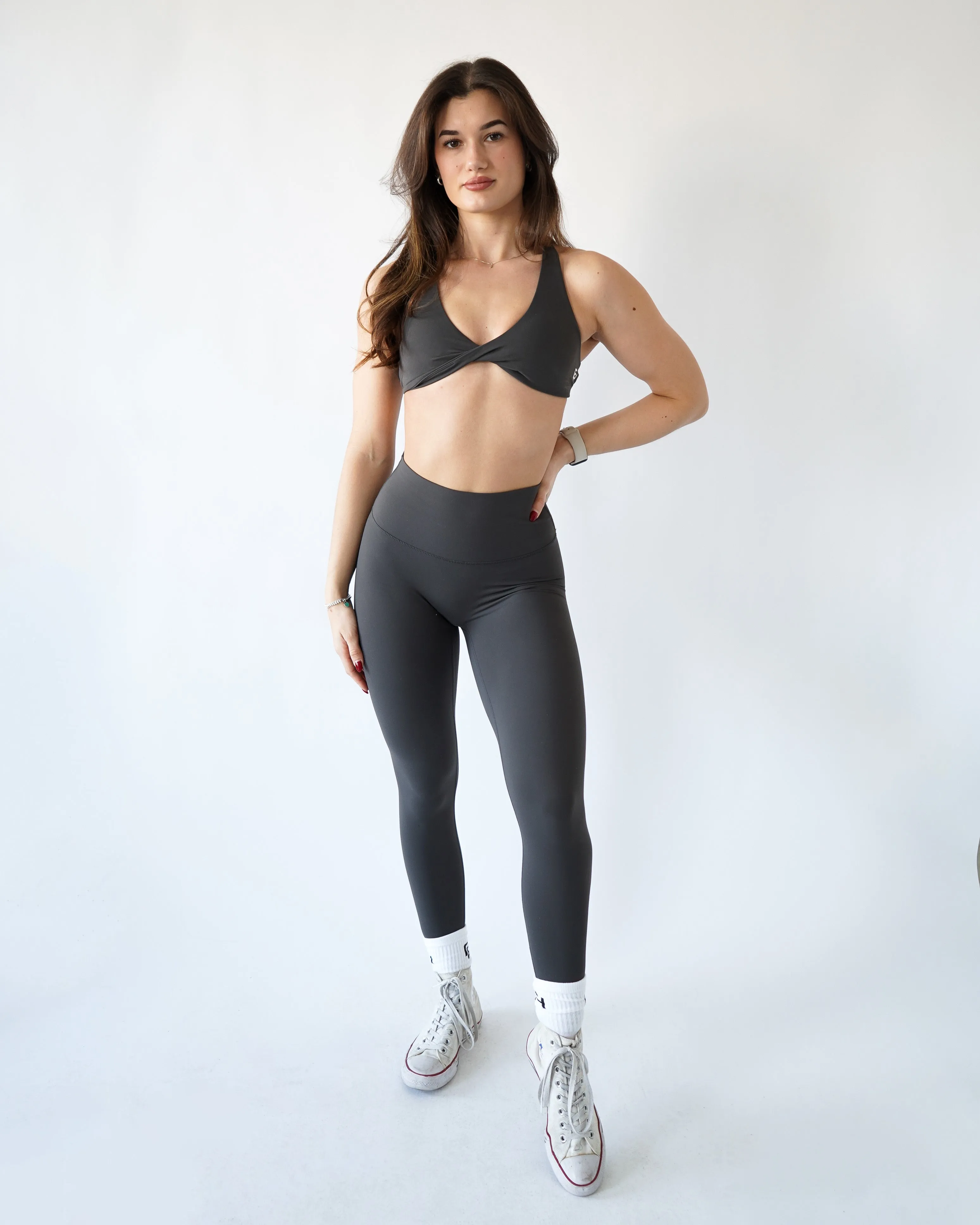 Performance Leggings - Iron