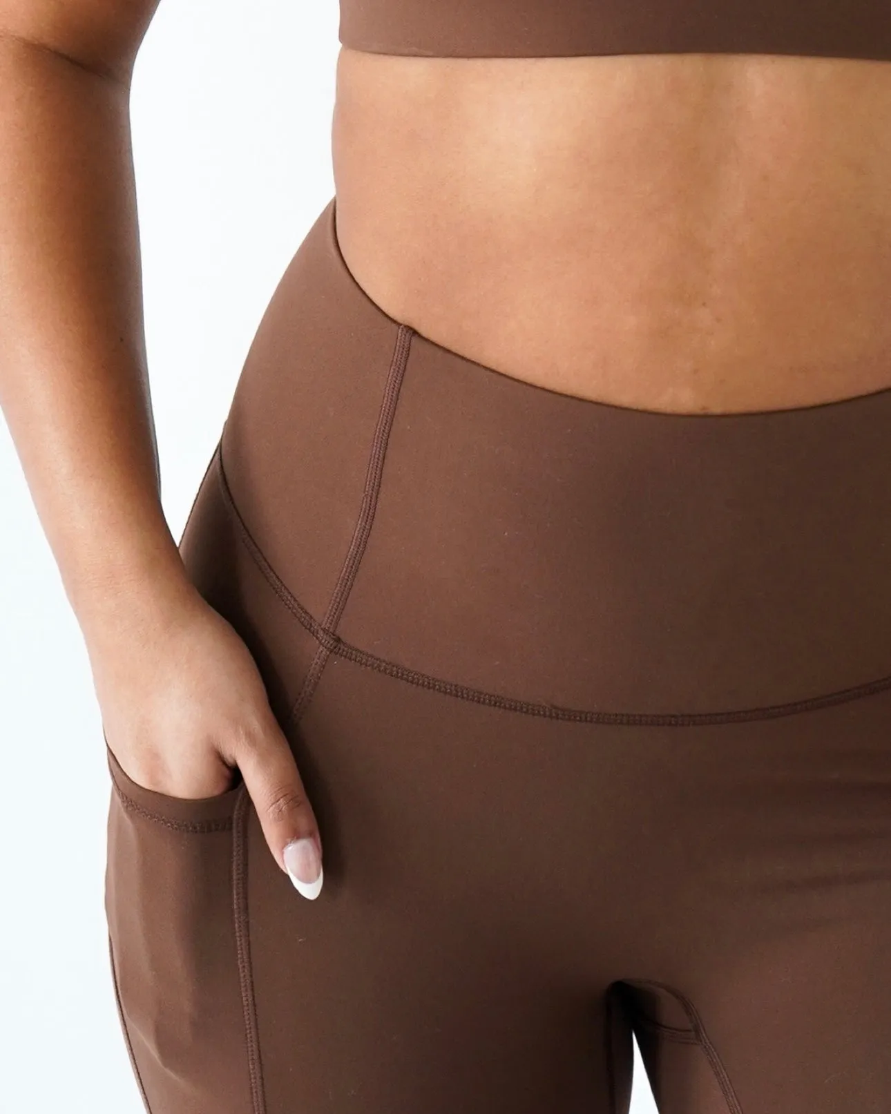 Performance Pocket Leggings - Clay