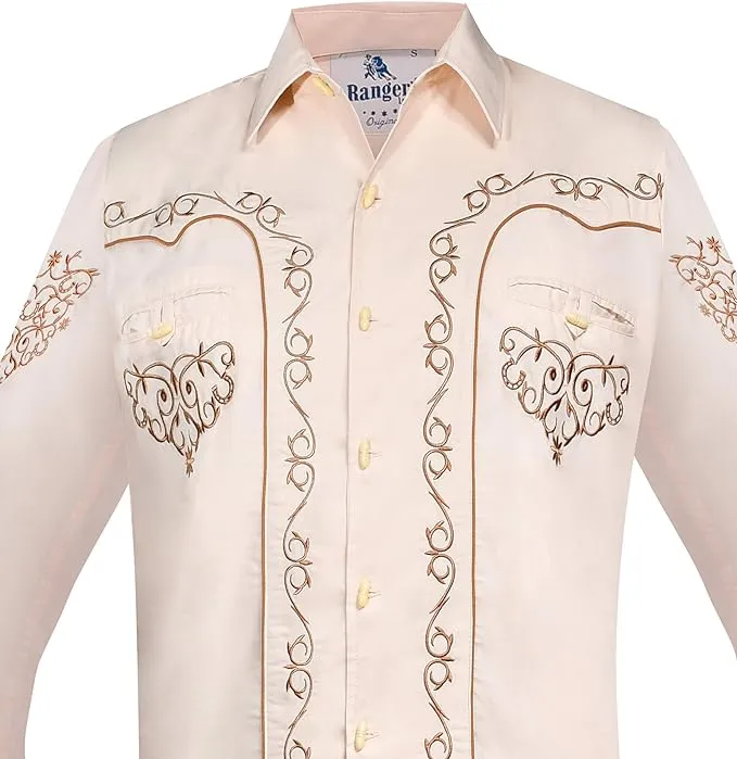Ranger's Men's Embroidered Charra Shirt