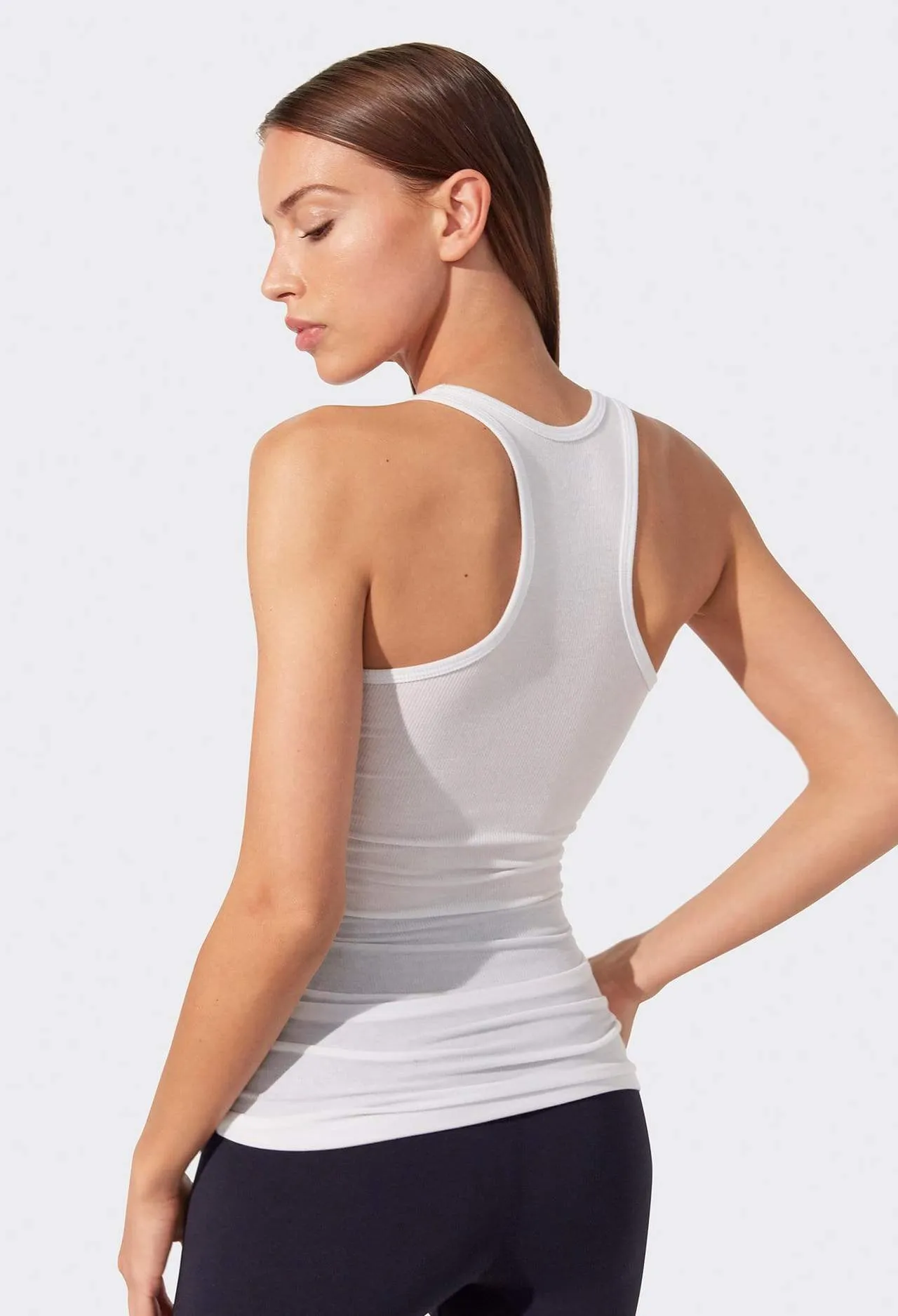 Splits59 Ashby Ribbed Tank - White