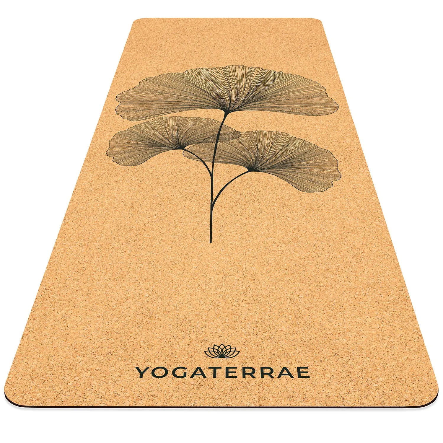 TAPIS DE YOGA GINKGO BILOBA EN LIGE ET CAOUTCHOUC NATURELS