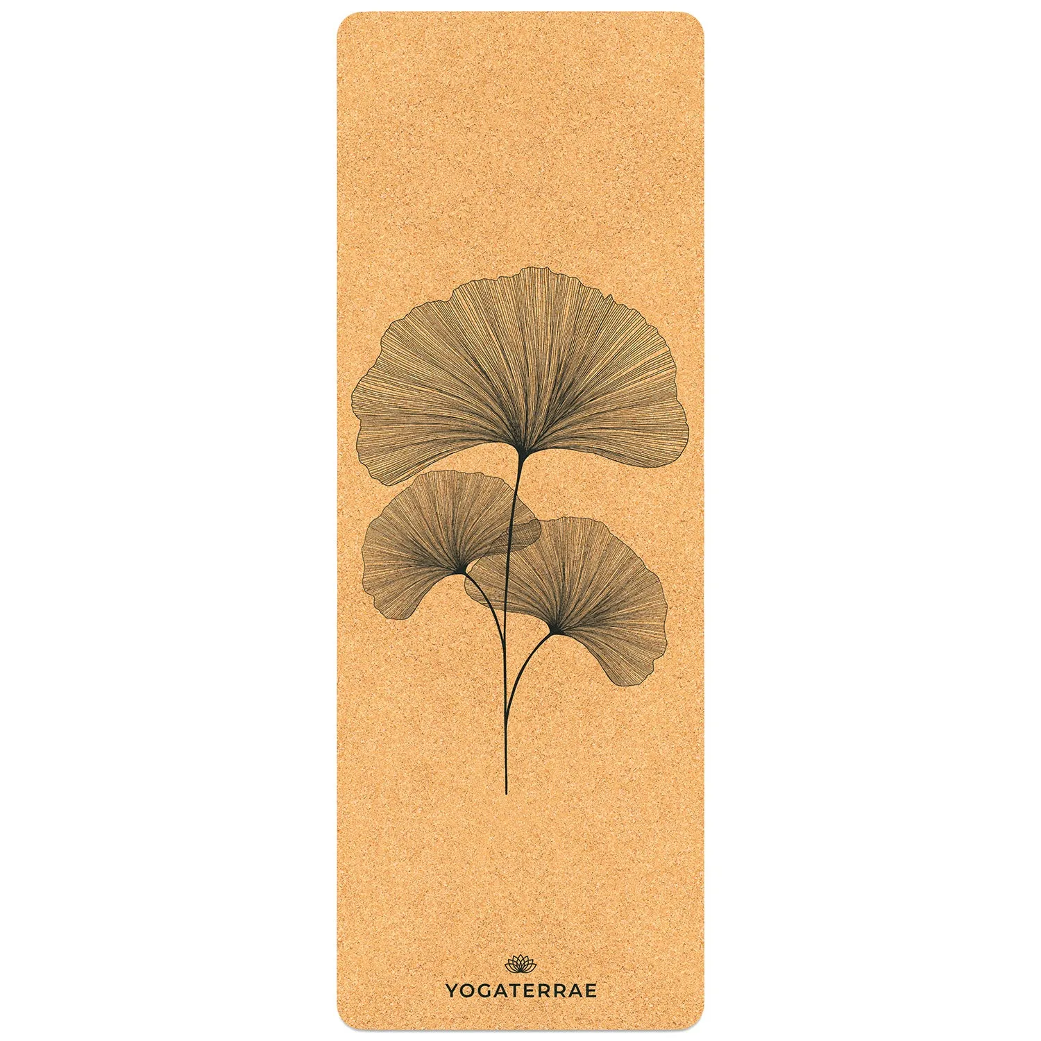 TAPIS DE YOGA GINKGO BILOBA EN LIGE ET CAOUTCHOUC NATURELS