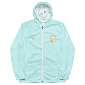 VOSRIO Hellas Athletic Turquoise Mens windbreaker